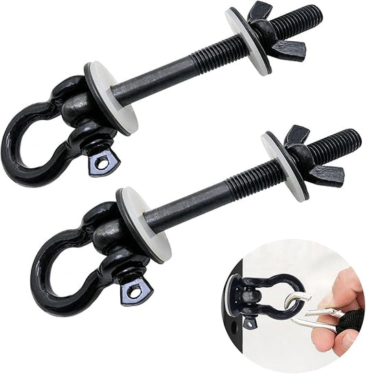 Power Rack Attachments with Silicone gaskets for Resistance Band. O-Ring Attachment for Power Rack Squat Racks. Band Pegs for 1-3 inch Power Rack(2 Pack)