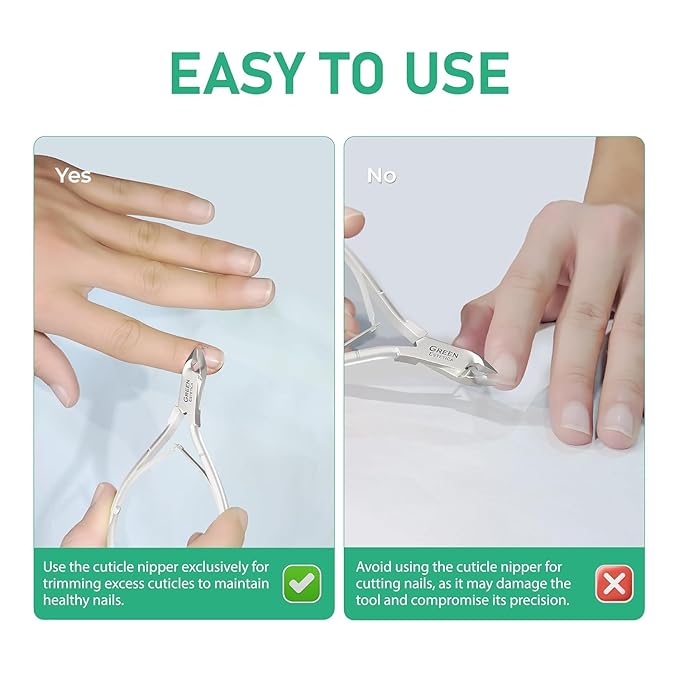 Professional Cuticle Trimmer Nail Cuticle Cutter Stainless Steel Cuticle Nippers with Sharp Blades of Cuticle Remover Clippers Manicure Tools Double Spring - Pedicure Nail Tools (Silve - 4 Pack)