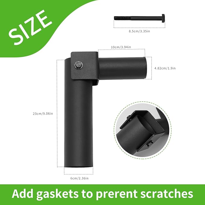 2 inch - Landmine Base Gym Equipment - T Bar Row Landmine Attachment For Barbell - Home or Small Spaces - T Bar Row Platform for Deadlift Squat Tricep Exercises