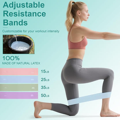 Home Pilates Essentials Kit – Home Pilates Equipment Kit with a 14-inch Pilates Ring and 9.8-inch Pilates Ball,4 Resistance Bands for Beginners—Train Muscles, Flexibility & Core Strength at Home