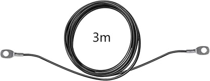 LFJ Replacement Gym Cable with Stopper Ball Fitness Pulley Cable Steel Wire Rope for Cable Machine Home Gym Weight Lift Pulley System