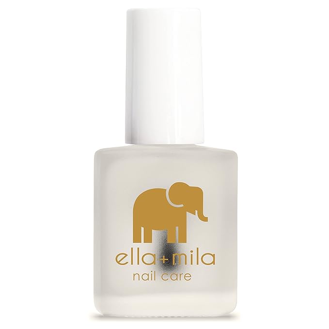 ella+mila "No More Biting" Nail Polish - Bitter Taste Nail Biting Treatment for Kids & Adults - Effective Thumb Sucking Stop for Kids (0.45 fl oz)