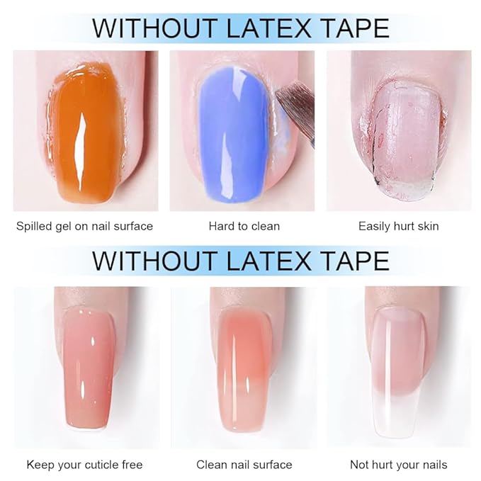 TWOING 15mlLiquid Latex for Nails, Peel Off Cuticle Protectors for Nail Polish,Skin Barrier Manicure, Art Liquid Latex Tape Protector Nail Cuticle Guard Gifts