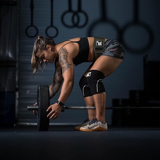 Element 26 Knee Sleeves for Weightlifting (Sold as a Pair) - 6mm Premium Neoprene for Compression, Mobility, and Warmth - Compression Sleeve for Functional Fitness, Squats, Deadlifts (Medium, Black)