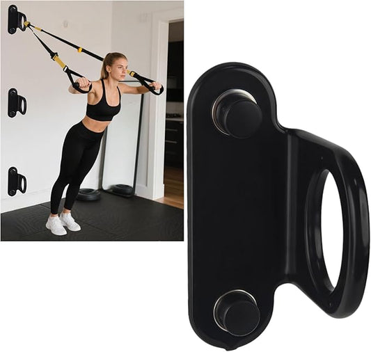 Resistance Band Wall Anchor(3 PCS Black),Heavy Duty Resistance Bands Wall Mount,Adjustable Resistance Band Hooks,Wall Anchor for Resistance Bands for Home Gym Workouts