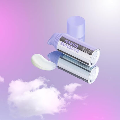 Naked Sundays CabanaClear SPF 50 Water Gel Serum - Invisible, Lightweight, & Hydrating Facial Sunscreen with Hyaluronic Acid, Broad Spectrum, Oil-Free, Silicone Free, Fragrance-Free for All Skin Types