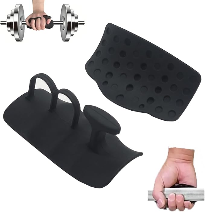 2025 Upgrade Rypt Grip for Weight Lifting Fingerless Workout Gloves for Men Women, Gryp Weight Grip with Anti-Slip and Sweat-Proof for Gym Grips Training and Exercise - (2 PCS, Black)