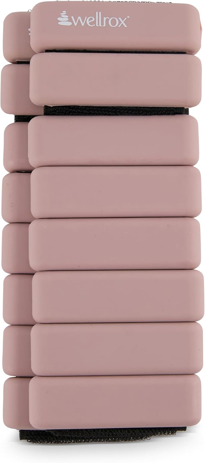 Weighted Bangles – Adjustable Ankle and Wrist Weights for Women & Men – Set of Ankle Weights 2 lbs (1 lb Each Wrist Weight) | Weighted Arm Bands for Pilates, Yoga, Running & Walking