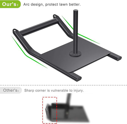 Kipika Weight Sled, Workout Sled, Fitness Strength Training Sled, Speed Training Sled for Athletic Exercise, Speed Improvement, Easily Through Obstacles, Suitable for 1" & 2" Weight Plate
