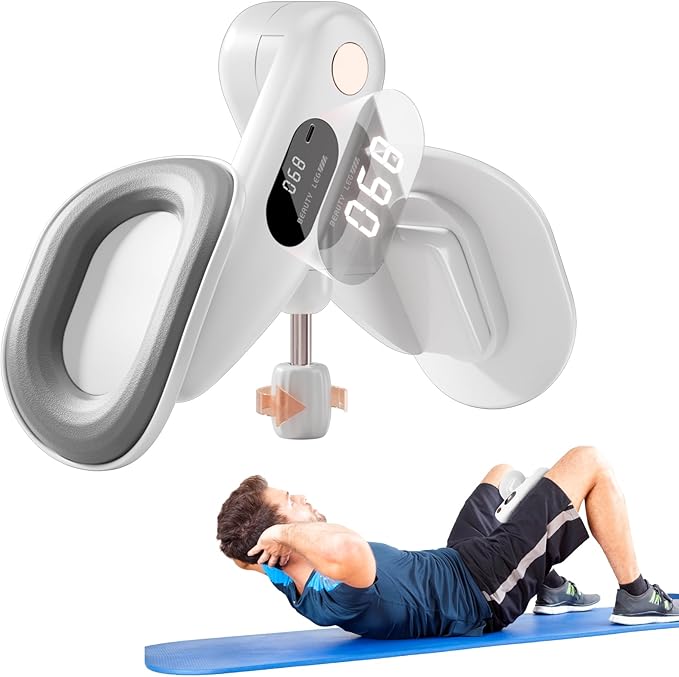 Thigh Master Hip Trainer Kegel Exerciser, Pelvic Floor Muscle Trainer for Women and Inner Thigh Exercise Workout for Men, Thigh & Hip Strengtheners for Home Gym Workout