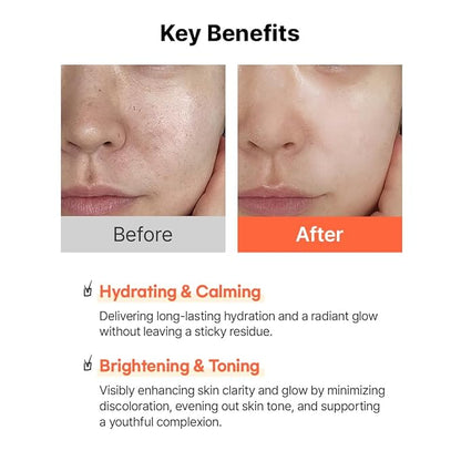 Hanskin Vitamin C Glow Duo – Powder Facial Cleanser & Sheet Mask Set | Gentle Exfoliation, Hydration & Radiant-Looking Skin | Korean Skincare Routine for Dull, Dry & Sensitive Skin, K-Beauty
