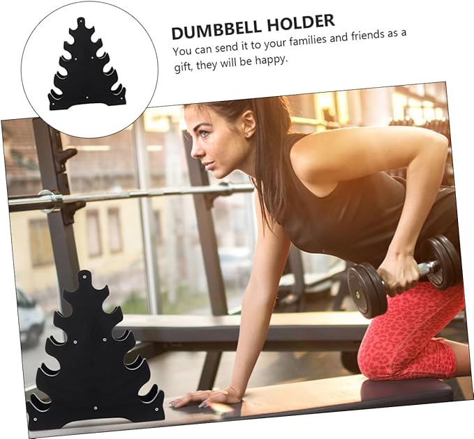 BESPORTBLE Vertical Dumbbell Rack Tower Dumbbell Stand Storage Holder for Home Gym Accessories