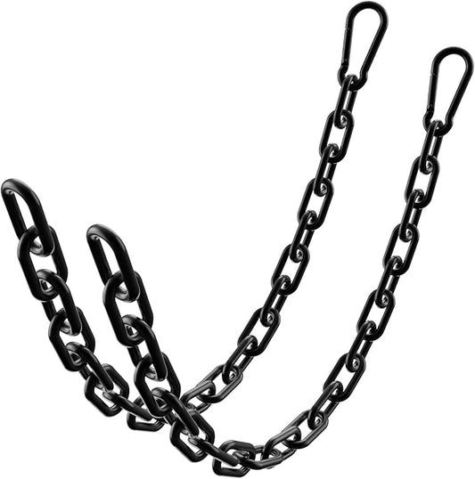 Fitness Chain, Weight Lifting Chain, 304 Stainless Steel Exercise Cable Machine Extension, LAT Pulldown Bar Extension Attacment for Home Gym