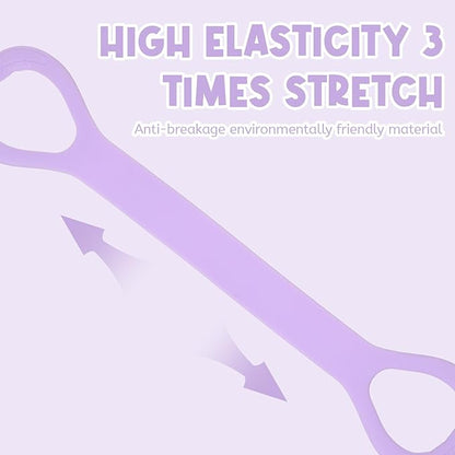 2Pcs Figure 8 Resistance Band, Elastic Bands for Working Out, Stretch Bands Foot, Leg, Hand Stretcher, Arm Exerciser Portable Home Office Elastic Ropes for Yoga Pilates Stretching