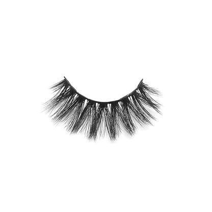 Cat Eye-Lash 3D Natural Mink Eyelashes Look Wispies Fluffy False Lashes 15mm Soft Reusable Eyelashes For Small Eyes Lightweight No Glue 5 Pairs