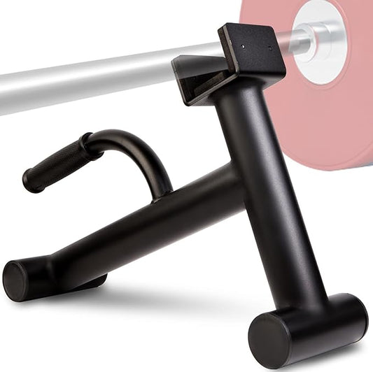 Deadlift Jack Barbell Stand,Barbell Stand for Weight Training Home Gym Easily Unload and Load 600lbs Barbell Plates for Deadlift Exercise