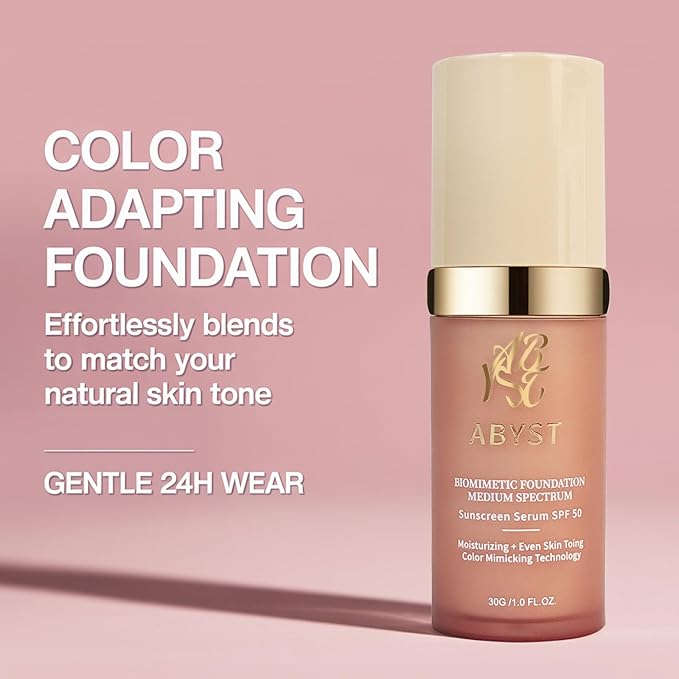 4-in-1 Color Changing Foundation with SPF 50 - Adapts to & Matches Skin Tone, Korean-Inspired Formula with Sunscreen, Adaptive Makeup Base (#2 Neutral)