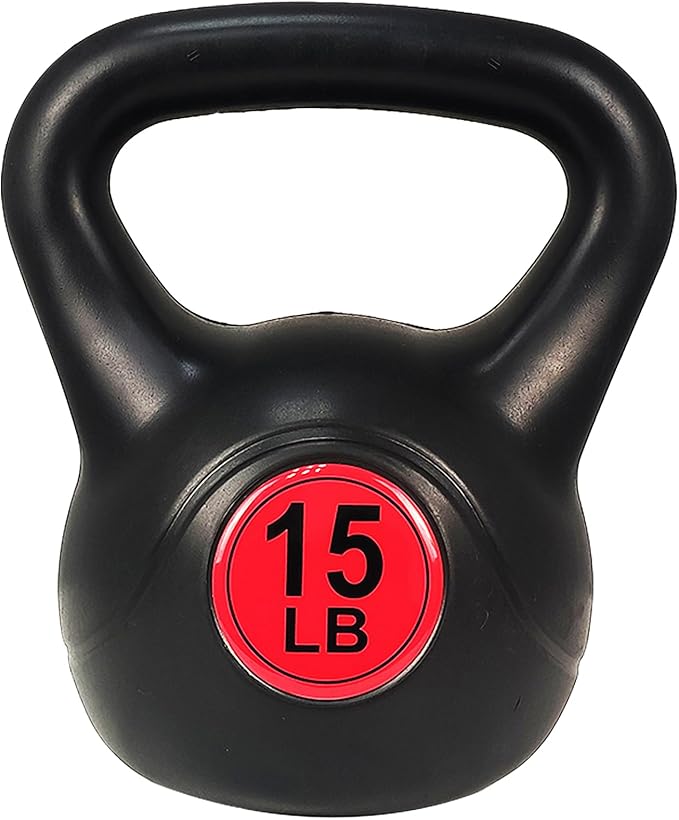 OLIXIS Kettlebell Set, Wide Grip Kettlebell Exercise Fitness Weight Set for Home Gym, Strength Training
