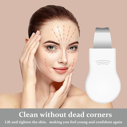 Blackhead Remover Tool,Silicone Face Scrubber, 2 in 1 Nose Pore Scraper for Deep Cleansing,Face Skin Spatula, Nose Black Head Remover, Pore Cleaner Skin Care Tool for Men Women