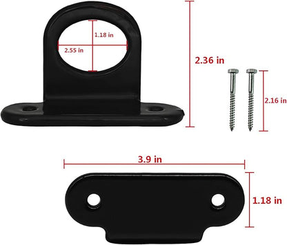 Resistance Band Wall Anchor(3 PCS Black),Heavy Duty Resistance Bands Wall Mount,Adjustable Resistance Band Hooks,Wall Anchor for Resistance Bands for Home Gym Workouts