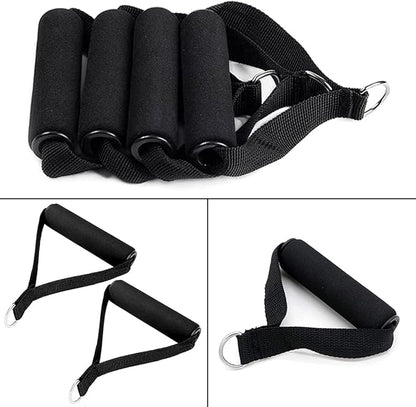 4PCS/1set Exercise Resistance Bands Handle Set, Workout Bands with Handles, Home Workouts Resistance Bands Handle Set for Men, Women, Indoor, Outdoor