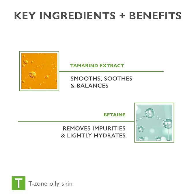 Sebum Cleansing Foam - Cleanser Helps Remove Excess Oil, Dirt & Makeup, Helps Unclog Pores, Face Wash for Shine Control for Oily & Sensitive Skin, PURI-SEBOSTATIC, 5.07 fl oz