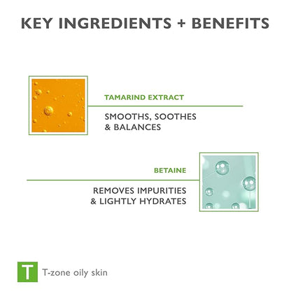 Sebum Cleansing Foam - Cleanser Helps Remove Excess Oil, Dirt & Makeup, Helps Unclog Pores, Face Wash for Shine Control for Oily & Sensitive Skin, PURI-SEBOSTATIC, 5.07 fl oz
