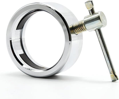 Olympic Barbell Spin-Lock Collars for 2" Olympic Bar Screw Clamps Hex Nut Anti-Slip Collars Dumbell Weight Lifting, Pack of 2 (C)