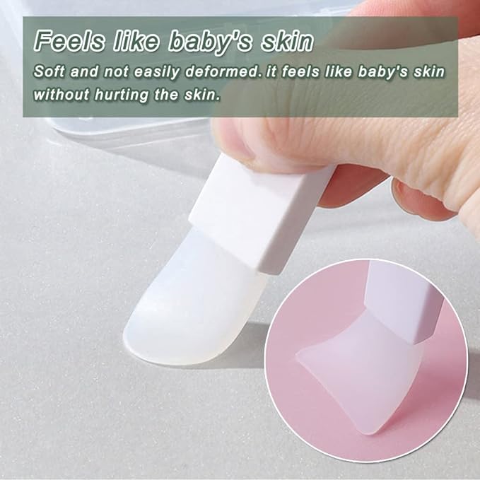 Face Mask Applicator Brushes, Mini Makeup Spatula Portable Beauty Tools Set for Facial Mud, Cosmetic Mask, Facial Clay, Eye Mask, Body Lotion, Body Butter, Serum, Cream. 3PCS Soft Silicone Brush Suit