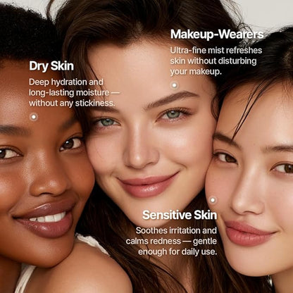 Triple Active Mist, Korean Skincare Glow Spray Serum, Hydrating All-in-One Face Treatment for Radiant, Dewy Skin, Lightweight Daily Routine Care with NK Cell Technology