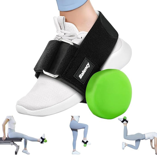 Dumbbell Foot Attachment for Leg Workout, Dumbbell Attachment Straps, Tibialis Trainer, Ankle Straps for Dumbbells, Dumbbell Foot Strap for Weight Lifting,Shin Splint,Hamstring Curls,Leg extensions