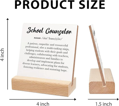 Mental Health Gift, Positivity Recovery Self Care Sign, Mental Health Matters Wood Sign With Wooden Stand for School, Motivational Gift for Psychologist School Counselor Student Boy Girl Best Friends