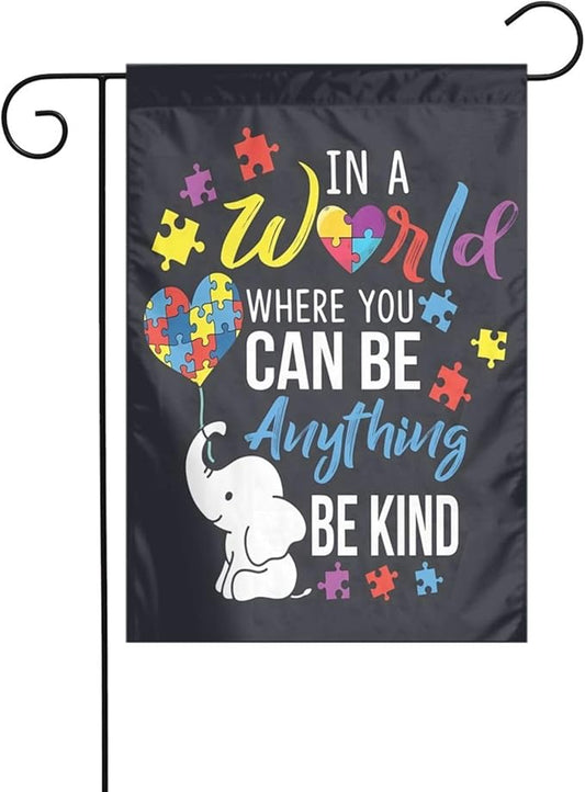 Autism Awareness Garden Flag 12 X 18 Inch Home Indoor & Outdoor Vertical Double-Sided Flags Yard House Farmhouse Sign For Home Garden Decoration