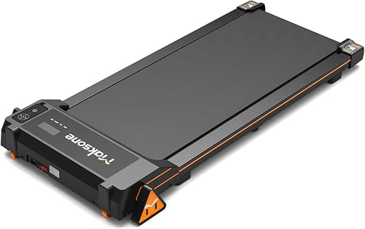 Maksone Portable Walking Pad with Remote Control,Wooden Office Treadmill for Home&Work，LED Dispaly Under Desk Treadmill