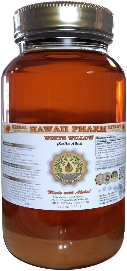 White Willow (Salix alba) Liquid Extract 32 fl.oz
