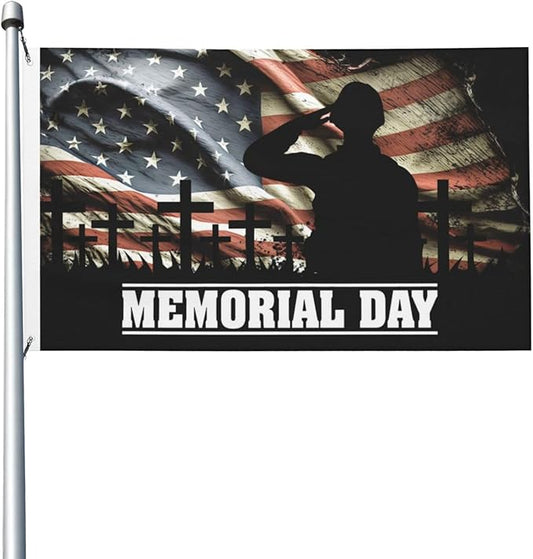 MEMORIAL DAY Flag Flags for outside 3x5 Ft Garden Flag Farmhouse Yard Indoor/Outdoor Decoration Banner Decor Gifts