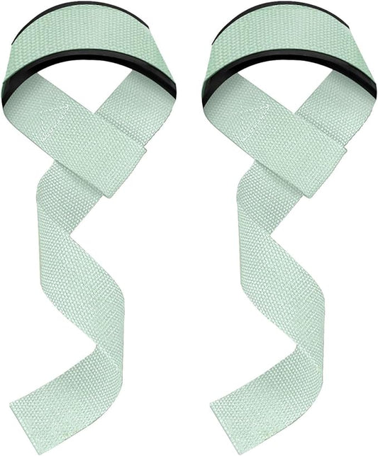 WSAKOUE Lifting Straps, Weightlifting Straps, Deadlift Straps with Padded Neoprene for Power Lifting, Bodybuilding, Gym Workout, Strength Training & Fitness Workout, Resistance
