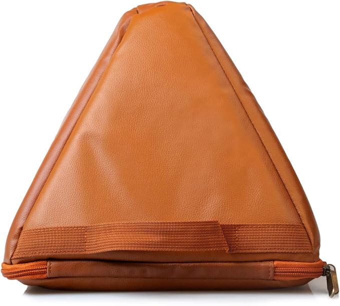 TOPFUND 7" Rainbow Crystal Singing Pyramid Sound Therapy Instrument with Carrying Case and Quartz Suede Mallet