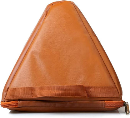 TOPFUND 7" Rainbow Crystal Singing Pyramid Sound Therapy Instrument with Carrying Case and Quartz Suede Mallet