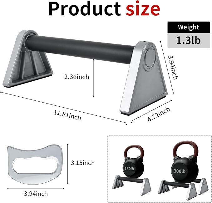Aluminum Alloy Push Up Bars For Strength Training And Calisthenics,Non-slip Parallettes Pushup Handles,Durable And Lightweight Calisthenics Equipment.