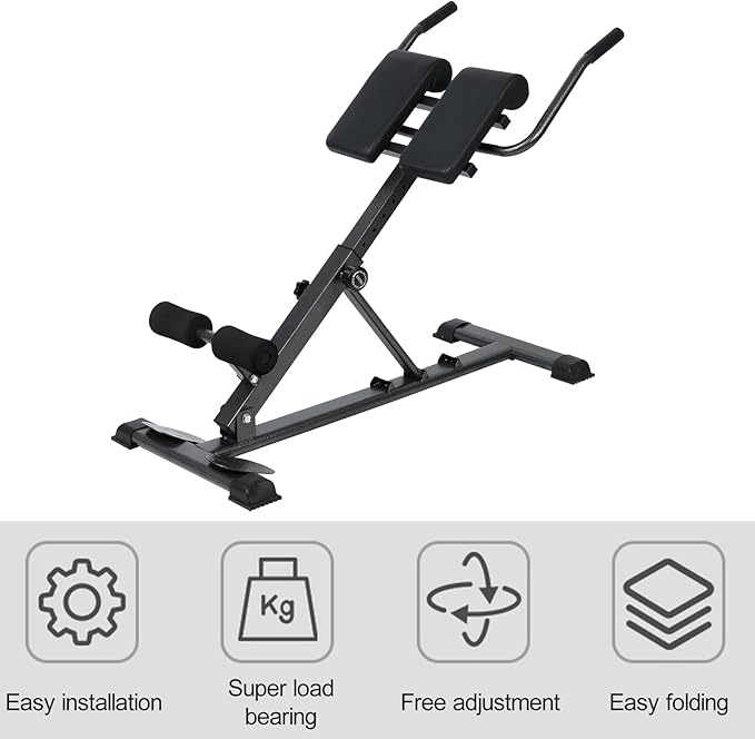 Ab Crunch Coaster,AB Workout Equipment,Multi-Functional Exercise Equipment for Home Gym,Height Adjustable Abs Workout,Full Body Fitness Machine Suitable for Beginner,from USA Fast Arrival
