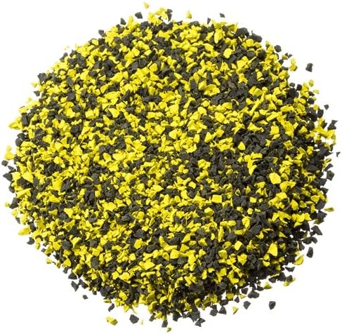 Poured-in-Place Surfacing Repair Kit Fix Rubber Playground (Yellow/Black, XL)