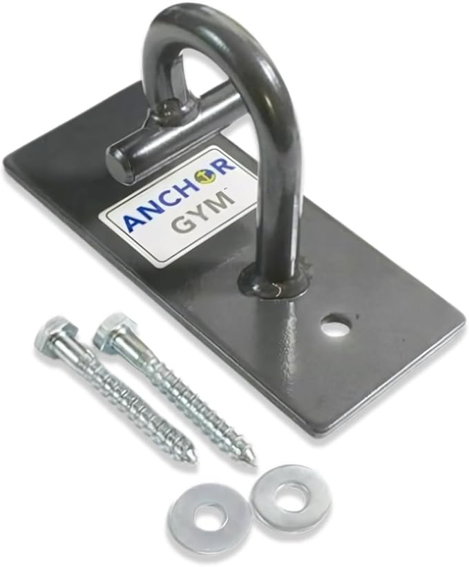 Anchor Gym H1 Ceiling & Wall Mount Anchor for Resistance Bands, Exercise Bands Mount for Bodyweight Straps, Strength Training and Home Gym (Wood Screws Included)