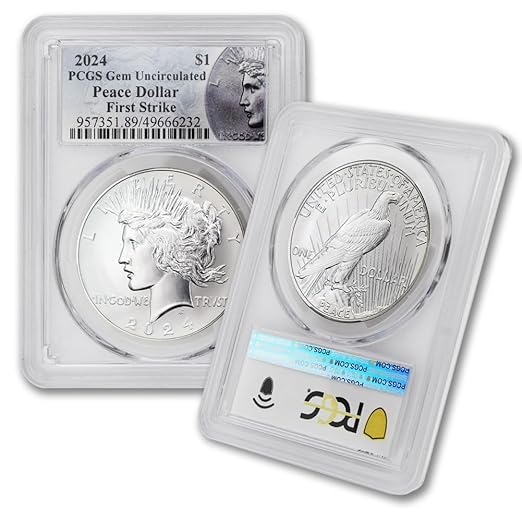 2024 - American Peace Silver Dollar Coin Gem Uncirculated (First Strike) $1 PCGS GEMUNC
