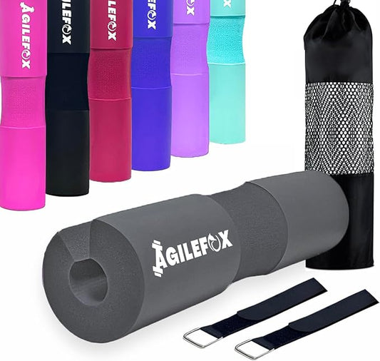 AGILEFOXX Barbell Pad - Squat Pad-Hip Thrust Foam Pad, Comfort & Safety for Strength Training