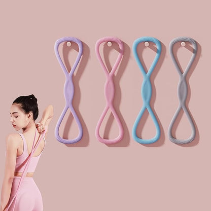 Figure 8 Resistance Band, Resistance Bands for Working Out, Arm Exercise Band for Women, Resistance Bands for Arms Back Stretch Training