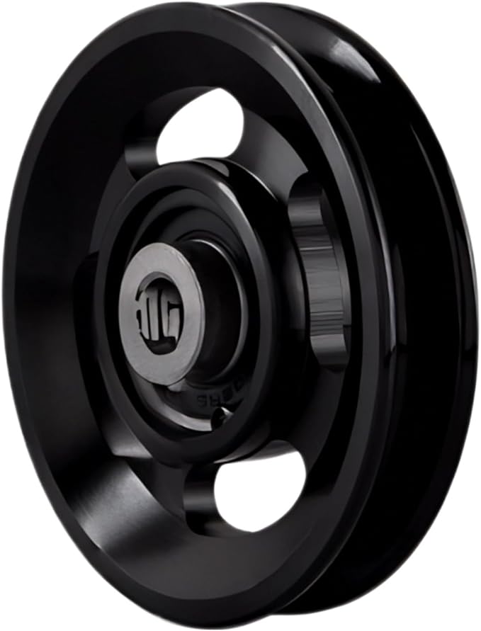 Pulley system for home gym, Aluminum GYM Pulley Wheel Universal Aluminum Alloy Bearing Pulley Wheel for Cable Machine Gym Equipment Part Garage Door