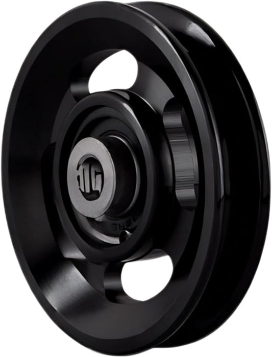 Pulley system for home gym, Aluminum GYM Pulley Wheel Universal Aluminum Alloy Bearing Pulley Wheel for Cable Machine Gym Equipment Part Garage Door