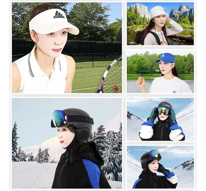 V-Protect Golf Patch – UV Protection, Hydration & Lifting Face Mask for Outdoor Sports | Korean Skincare Patch for Golf, Hiking, Tennis (Yellow, 5 Masks)