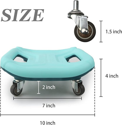 Core Coaster Abdominal Abs Training Machine Equipment,Ab Wheel Roller Exercise for Home Gym,Waist Strength Trainer with a Kneel Mat